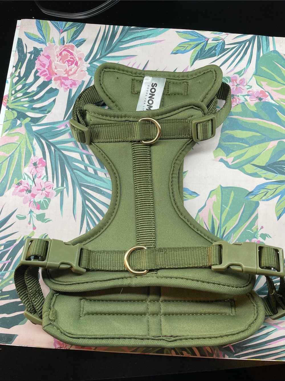 SONOMI Olive Green Dog Harness